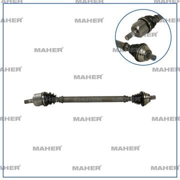 Ön aks sağ komple otom passat golf6 jetta blr bvy bgu 1.6 884mm 05-10 1K0407272FS mhr18579