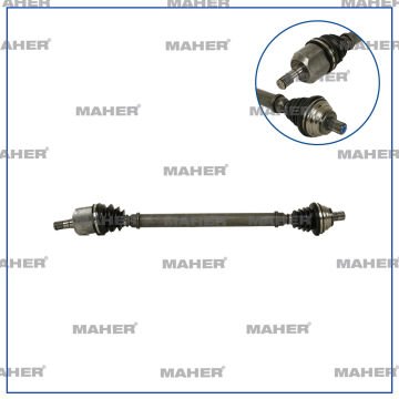 Volkswagen Ön aks sağ komple otom passat golf6 jetta blr bvy bgu 1.6 884mm 05-10 1K0407272FS QS mhr18579 D-G-9