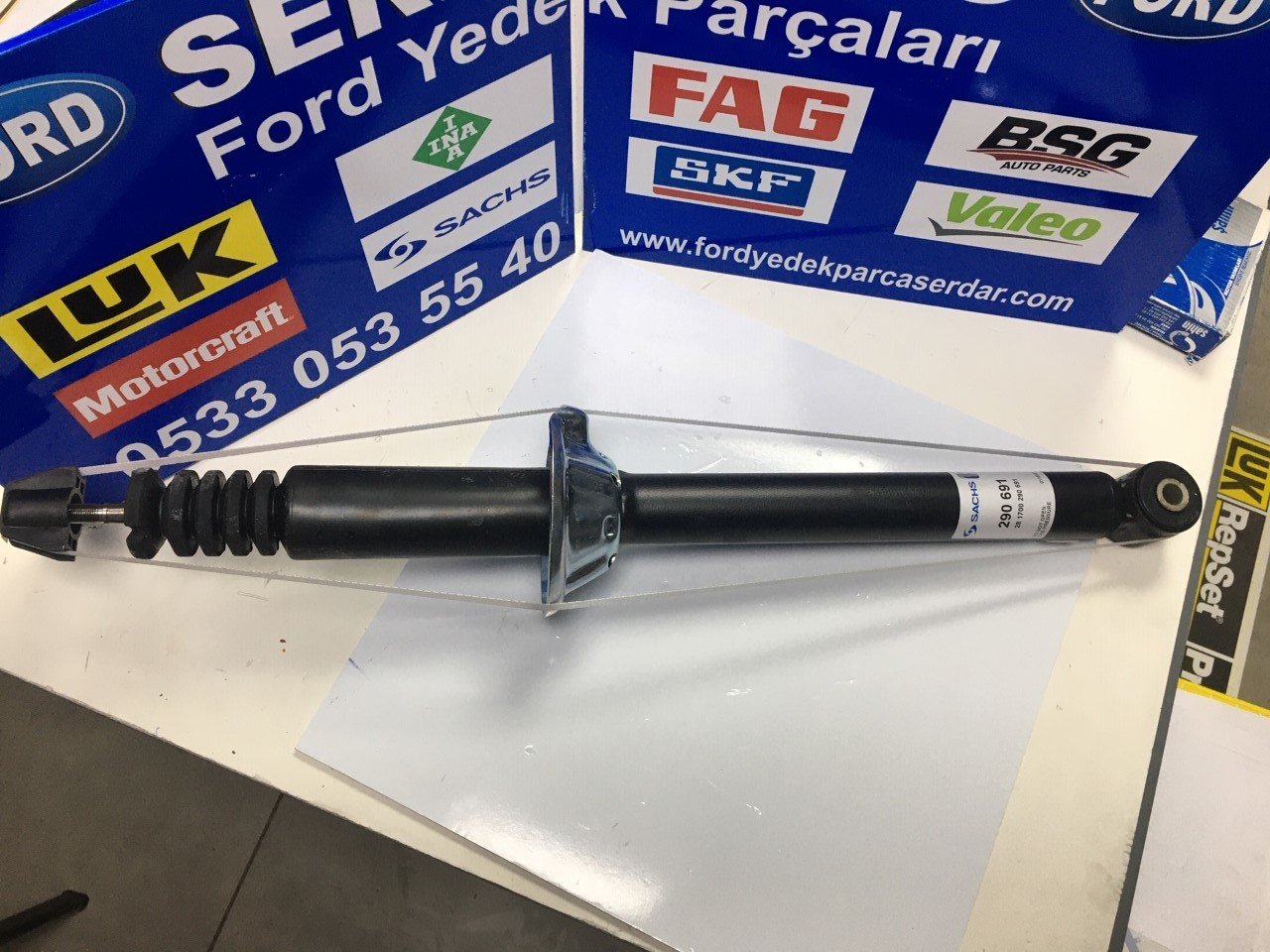 Ford Fiesta Arka Amortisör Burçlu Sachs 290691 1996-2001 arası 290691
