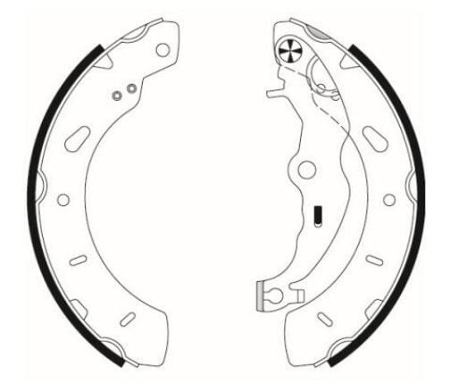 FORD COURİER ARKA FREN BALATA TAKIMI PAPUÇ 14-23 ARASI MGA 54247 EY162200