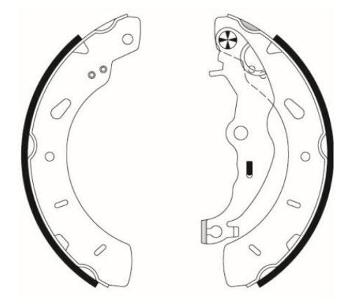 FORD COURİER ARKA FREN BALATA TAKIMI PAPUÇ 14-23 ARASI MGA 54247 EY162200