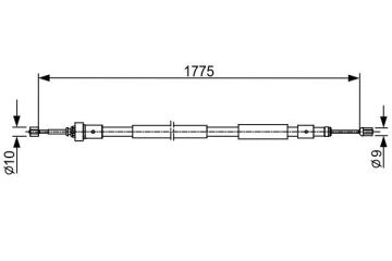 FREN TELİ. 1775 MM