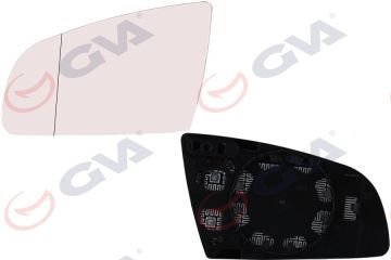 AYNA CAMI SOL A3 00-03 - A4 00-07 -A6 04-08 ISITMALI ASFERİK BEYAZ CAM VM-009AG