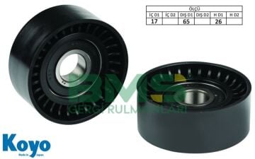 V KAYIŞI GERGİ BİLYASI TEK SKODA RAPİD CUSB 1.4 TDİ BMS018