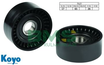 V KAYIŞI GERGİ BİLYASI TEK SKODA RAPİD CUSB 1.4 TDİ BMS018