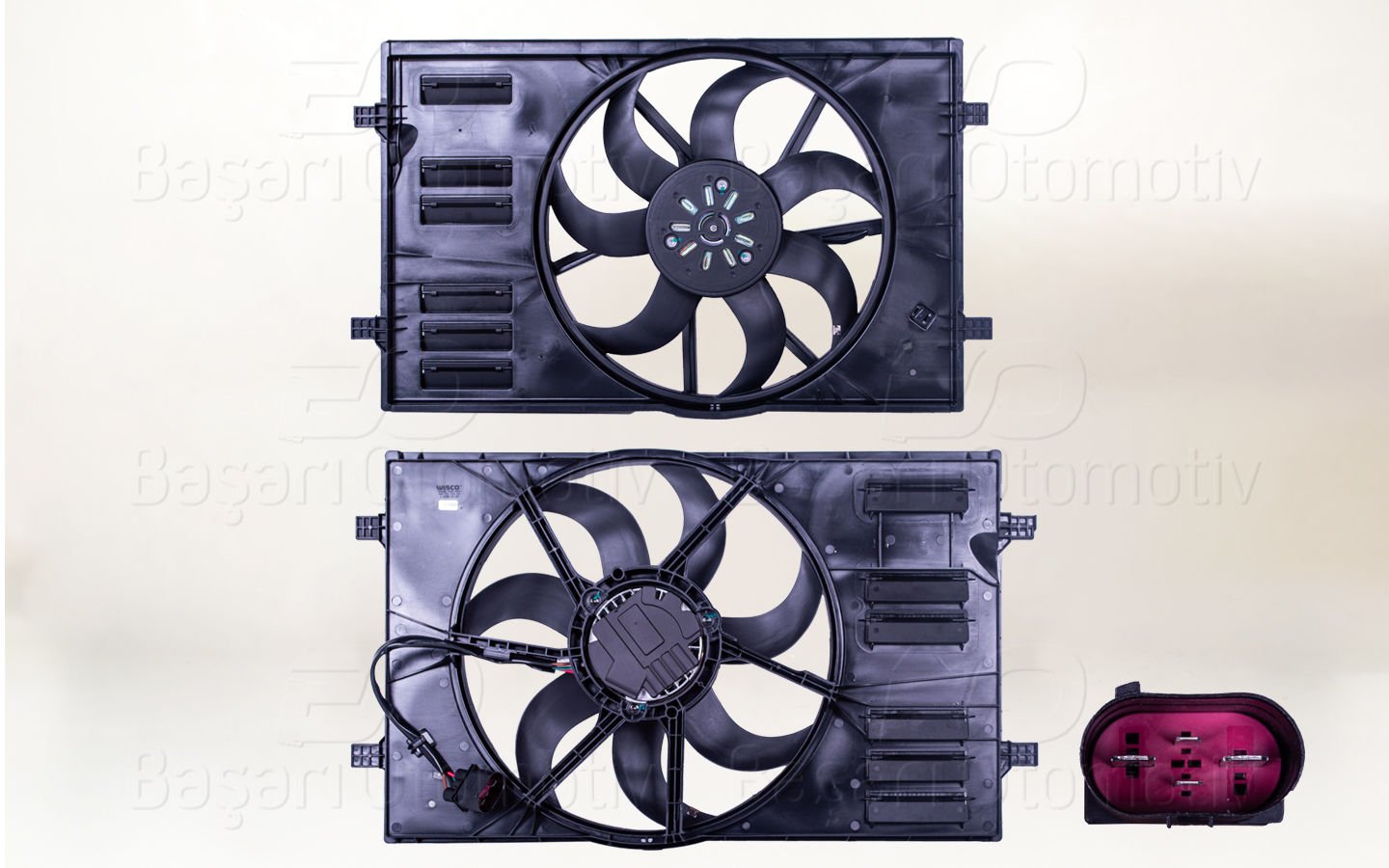 5Q0121205-5Q0121203DA CN FAN MOTORU DAVLUMBAZLI (410 MM 7 KANAT AUDi A3 Q2 SEAT ATECA LEON KAROQ KODIAQ OCTAVIA SUPERB ARTEON GOLF7 7.5 PASSAT TiGUAN 1.0 TSi 1.0 TFSi 1.2 TSi 1.2 TFSi 1.4 TSi 1.4 TFSi 1.5 TSi 1.5 TFSi 1.6 TDi 2.0 TDi 13- sonrası D-3