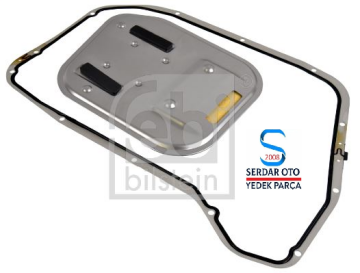 Audi Şanzıman Yağı Filtre Seti Otomatik Contalı A4 A5 A6 A8 Q5 Febi 107825 194020 0BK398009 D1-G8