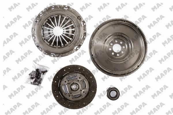 Volantlı Debriyaj Seti Bilyalı Transporter T4 074105264H 074141025P MAPA 003228120 AJA AAB AJT 2,4D 2,5 TDİ D1-B5