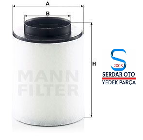 Audi A8 HAVA FİLTRESİ 10-18 Arası Mann C17023 4H0129620D L  TV-YAN