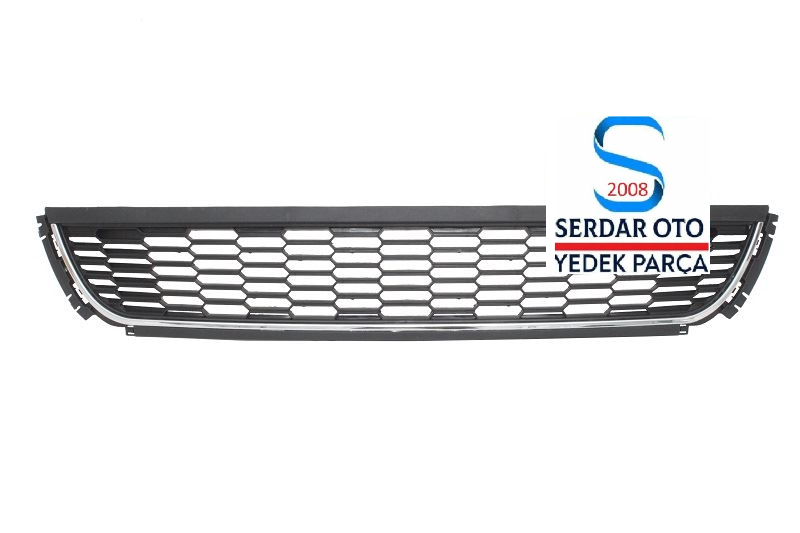 ÖN TAMPON ORTA IZGARA PANJUR  (NİKELAJLI) POLO 2010-2014 ARASI 6R0853671 9106436 D1-KAP2