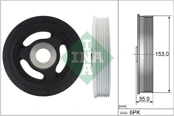 KRANK KASNAĞI P206-P207-P208-P308-P508-P3008-P5008-PARTNER-C2-C3-NEMO C4-C5-BERLINGO 1.4-1.6 HDI FORD FOCUS II-III - GALAXY - GRAND C-MAX - TOURNEO CONNECT - TRANSİT 1.6 TDCI