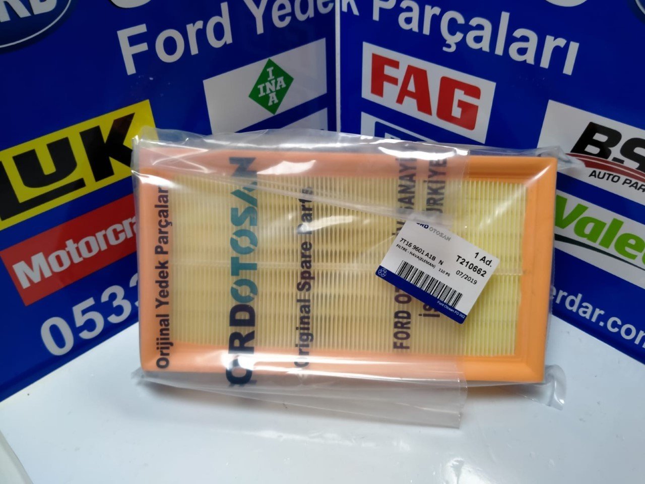 Ford Hava filtre Elemanı Focus1 ve (Connect 03-13 )Orjinal Otosan 7T169601