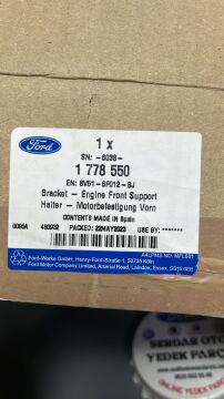 Ford Fiesta Motor Takozu Sağ Üst Orjinal Ford 1.4Tdci 09-17 Arası 8V516F012BJ ZB-34