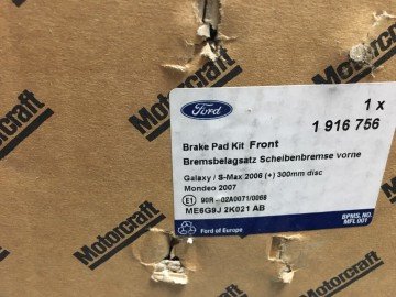 Ön Fren Balata Takımı 2007-2013 Model Arası Mondeo Motorcraft 6G9J2K021MOT