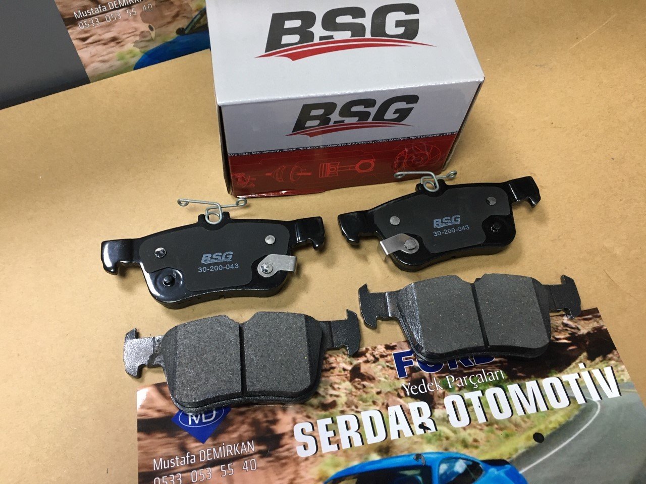 Focus Kuga Mondeo Arka Fren Balata Takımı BSG 3020004