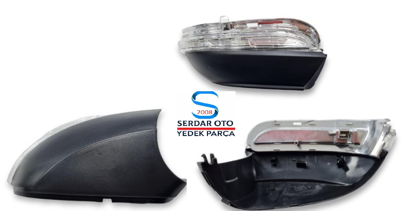 Volkswagen Dış Dikiz Ayna Kapağı Sağ Passat Scirocco 3C8949102D GKL291522 3-50