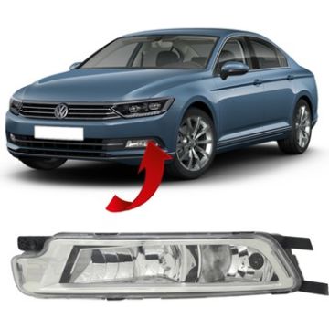 PASSAT B8 SİS FARI SOL TEK DUYLU GÜNDÜZ FARLI 3G0941661H-WİSCO