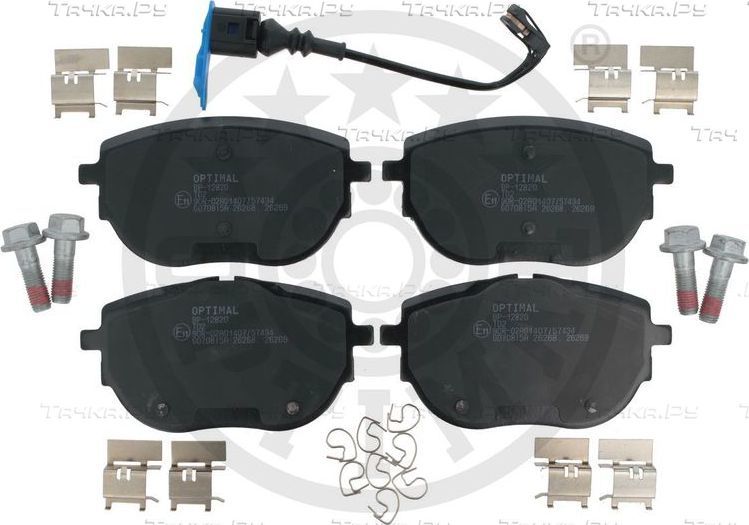 Vw Ön Fren Balata Takımı Transporter T7 2020-Sonrası Optimal Germany BP12820 7LA698151B