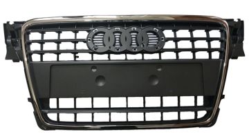 AUDİ A4 B8 ÖN PANJUR KOYU GRİ KROM ÇERÇEVELİ ARMASIZ 08-12 ARASI AUD09A4094Y 8K0853651A 290917 D1-KAP4