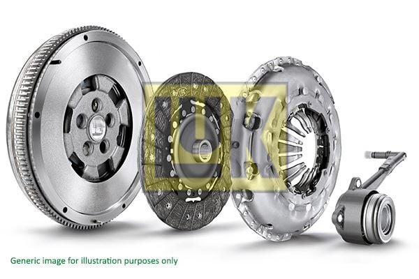 Volkswagen T6 140PS VOLANTLI DEBRİYAJ SETİ BİLYALI 2.0 TDİ CAAC CAAE CCHB LUK 600032100 03L105266BP D1-B5