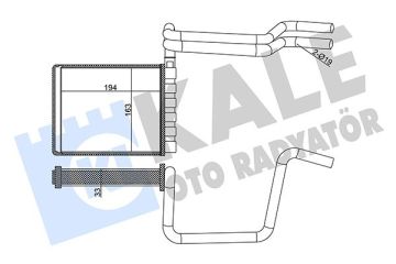 KALORİFER RADYATÖRÜ FOCUS 3 11-18 ARASI BV6N18B539AA KALE 355125