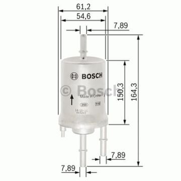 Vw Benzin Yakıt Filtresi 4 Bar GOLF5-JETTA-POLO-A3-LEON BORA RAPİT İBİZA SUBERB TOLEDO BEETLE FABİA BOSCH F026403006 6Q0201051C 6Q0201051J A15