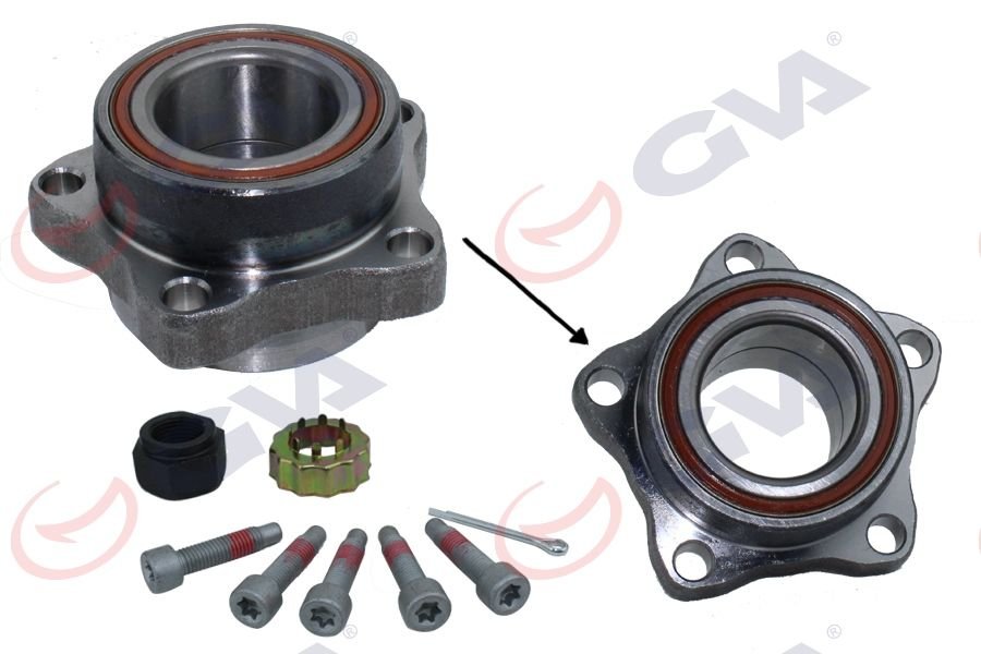 ÖN TEKER RULMANI ALÇAK TAVAN TRANSIT V347-V348 2.2 TDCI-2.4 TDCI 06 45x117x57 ABS SİZ 5 BİJON