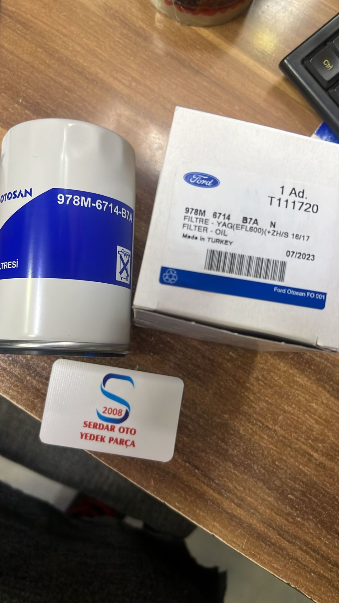 Yağ Filtre Elemanı Benzinli Focus Escort Mondeo Orjinal 978m6714