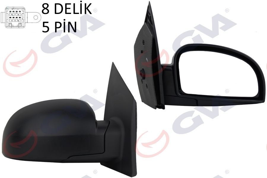 DIŞ DİKİZ AYNASI SAĞ GETZ 02 ELEKTRİKLİ ISITMALI KONVEKS 5 FİŞ VM-452EHR