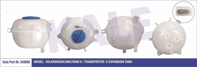 Radyatör Yedek Su deposu Kapaklı Transporter T5 T6 Kale 343695 7H0121407B