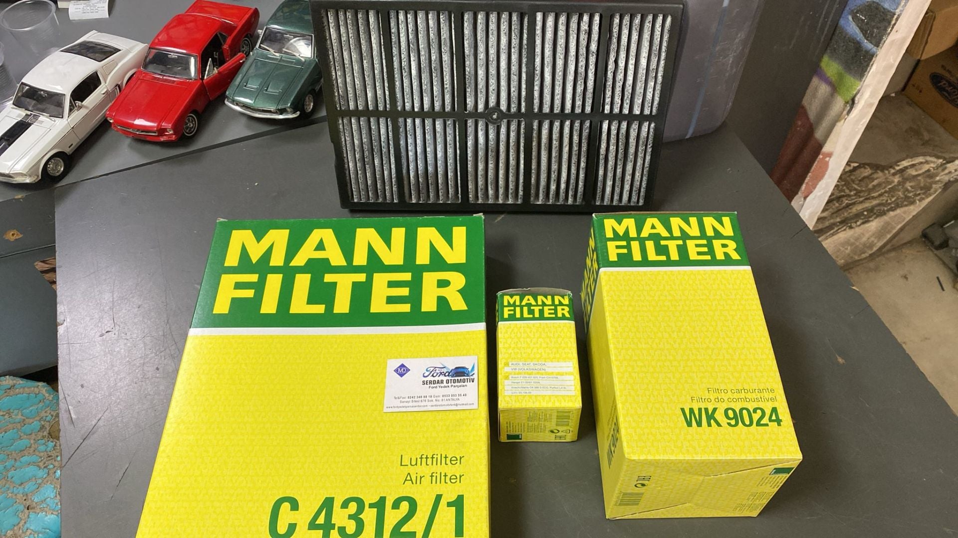 Vw Crafter 2.0 Tdi Mann-Filter Filtre Bakım Seti 2011-2016 4Lü Set 2011-2016 Arası HU7008Z MANN C43121 WK9024