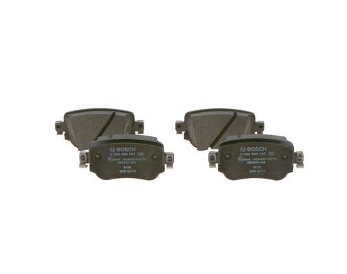 ARKA FREN BALATA TAKIMI CADDY SHARAN AUDİ A1 A3 SKODA BOSCH 0986494797 7N06988451A 2K5698451A 5Q0698451F 2Q0698451