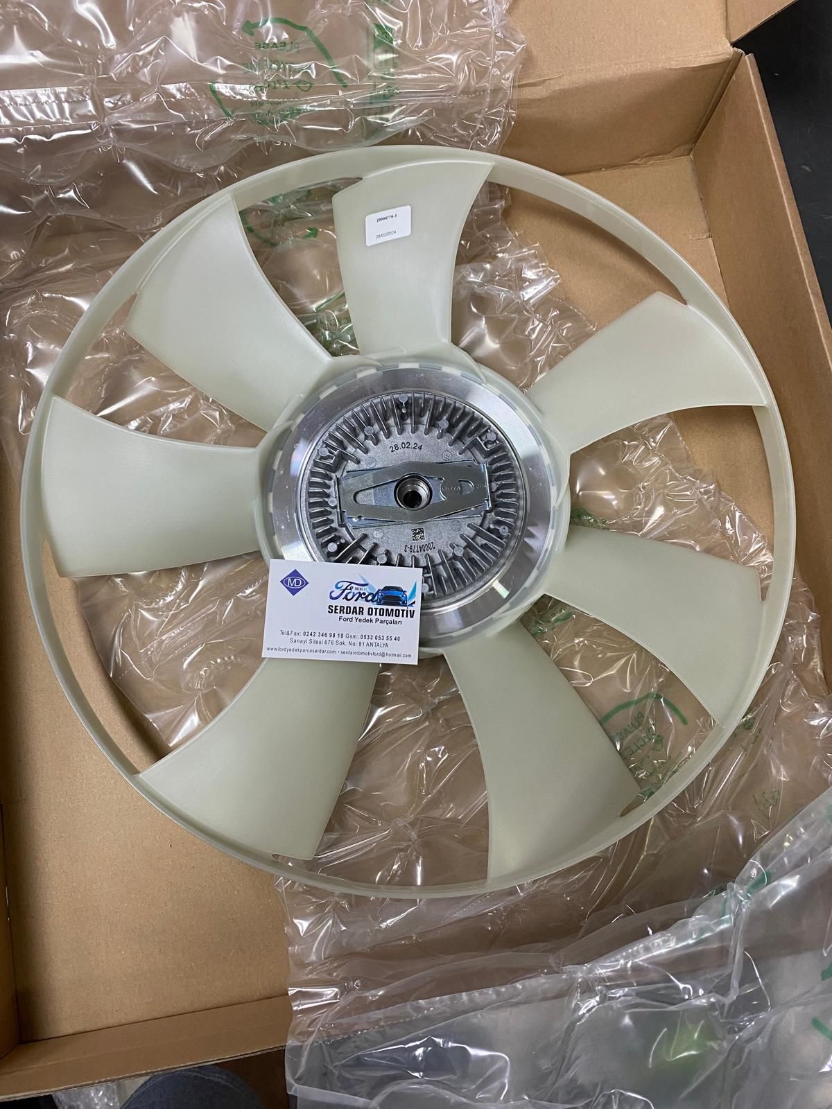 Vw Fan Motoru Termik Pervaneli Crafter 109PS Borgvarner BRW 20004779 ckup 2.0 tdi 03L121301A