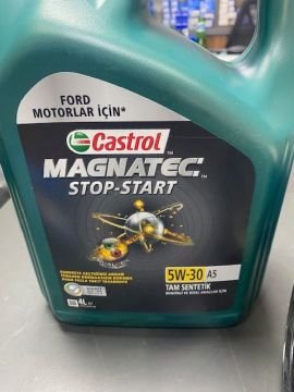 Motor Yağ Filtre Bakım Seti Euro5 1.5 1.6 TDCİ Focus Cmax Castrol 5w30