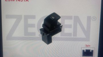CAM ACMA ANAHTARI DÜĞMESİ TEKLİ KIRMIZI IŞIK 3 PİN GOLF7 - PASSAT - POLO - SUPERB - LEON - ALTEA 2012- ZSW1451B 5G0959855K D Z-20