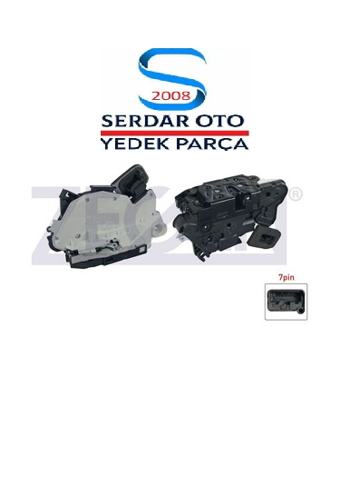 ÖN KAPI KİLİDİ MOTORLU SOL 7 PİN VW GOLF VI - VII - JETTA III - IV - POLO - SHARAN - TOURAN - PASSAT - AMAROK - CADDY IV 08-/ SKODA OCTAVIA - RAPİD - YETİ 09-/ SEAT İBİZA V - LEON - ALHAMBRA 08- ZDL1008 5K1837015B