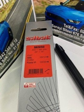 Fiesta Ön Cam Silecek Takımı 2009-2017 ARASI SİLBAK 2615C