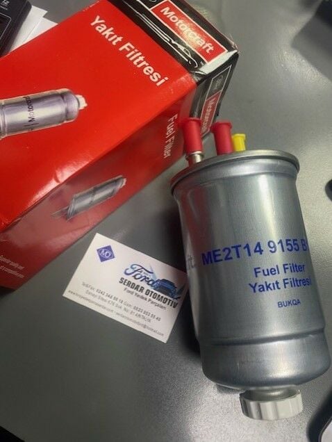 Ford Connect Mazot Yakıt Filtresi Orjinal 75-90-110PS 2t149155 MOTORCRAFT ORJİNAL