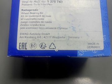 Escort Fiesta Ka Arka Teker Bilya Takımı Keçeli SWAG ..