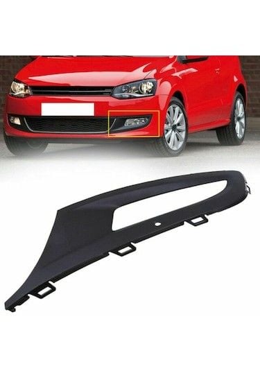 Vw Sis Far Kapağı Sol Sis Delikli Çerçeve Polo 10-14 Arası 6R0853665D