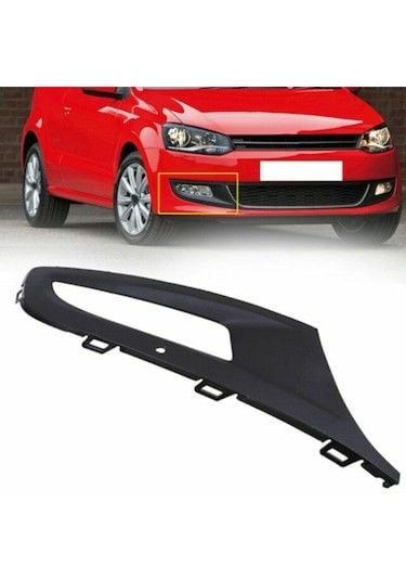 Vw Sis Far Kapağı Sağ Sis Delikli Çerçeve Polo 10-14 Arası 6R0853666D XB-3