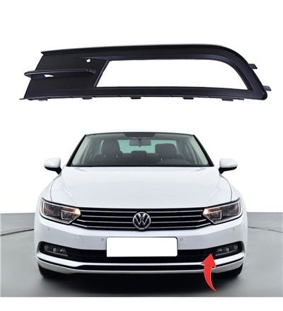 Vw Sis Far Çerçevesi Kapağı Sol Sis Delikli Nikalajsız Passat B8 3G0854661 GKL291065 2-K-113