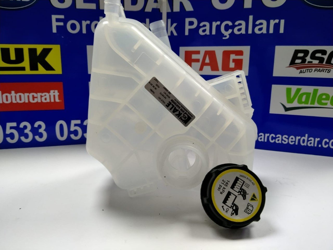 Ford Fiesta Radyatör ek su deposu 1.25 1.4 1.6 Benzinli Fiesta 09-13 ARASI KALE 343870