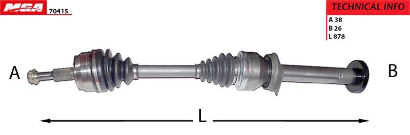 ÖN AKS SAĞ KOMPLE T5 2.5 TDİ MGA 70415 7H0407272AC