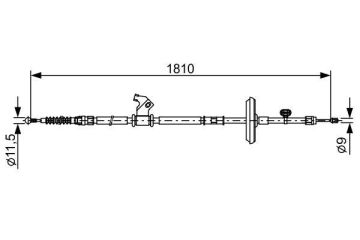 FREN TELİ. 1810 MM