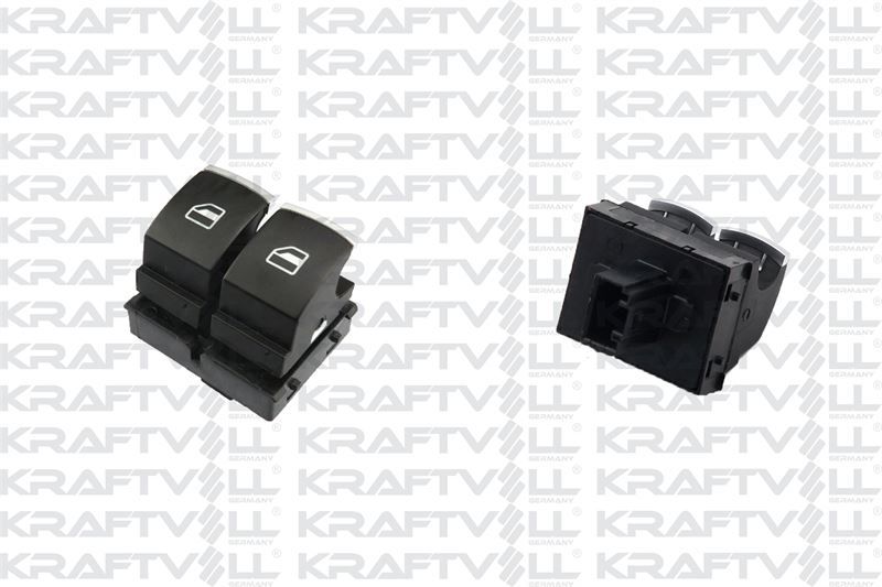 ÖN SOL CAM DÜĞMESİ İKİLİ KROM UÇLU AMAROK CADDY GOLF İBİZA POLO TOUREG KRAFT 04050058 5K3959857 K-12