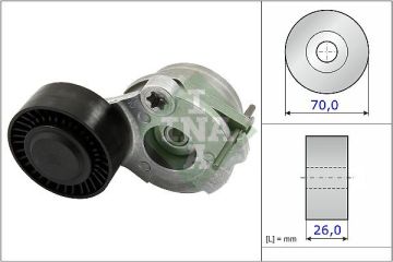V KAYIŞ GERGİ BİLYASI KÜTÜKLÜ TOUAREG-AUDİ-A4-A6-Q5 CDTA-CDUC-CJGA-CLAA-CLAB 3,0TDİ  İNA 534047010 059903133J 059903133F 3-36-AR