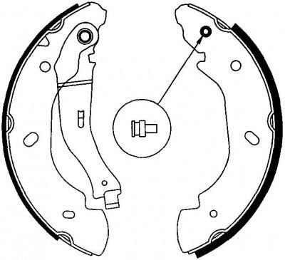 Transit v184 arka fren balata takımı 03-06 Arası KALE 1223095005P KF23