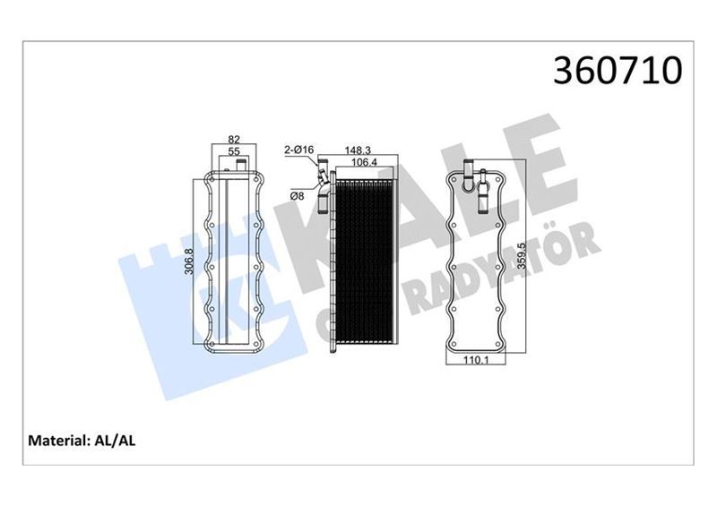 İNTERCOOLER AUDİ A3 1.4TFSI-SEAT İBİZA-LEON SKODA FABİA-OCTAVİA-VOLKSWAGEN POLO-JETTA 1.2TSİ CJZA -GOLF VI-VII-PASSAT-TIGUAN 1.4TSİ 15 20 CHPA CPTA PLAKA TİPİ BRAZING AL-AL 55MM TURBO RADYATÖRÜ KALE360710 04E145749B 2-K-85-ÜST