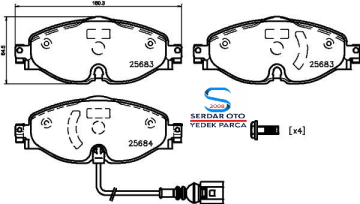 Volkswagen ÖN FREN BALATA Takımı GOLF7 A3 LEON TİGUAN PASSAT B8 OCTAVİA ARTEON SÜPERB Polo Hella Pagid 8db355020191 8V0698151 5Q0698151B AH F 2Q0698151 2K0698151